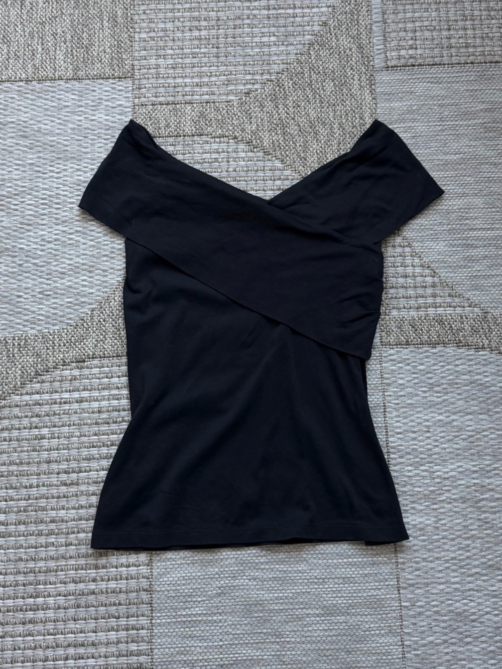 Theory Cross Off-the-Shoulder Top